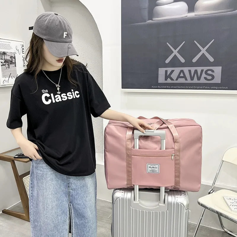Foldable Travel Bag, Waterproof Unisex Storage Shoulder Bag, Luggage Bag, Handbag, Travel Tote Bag, Fitness Yoga Backpack.