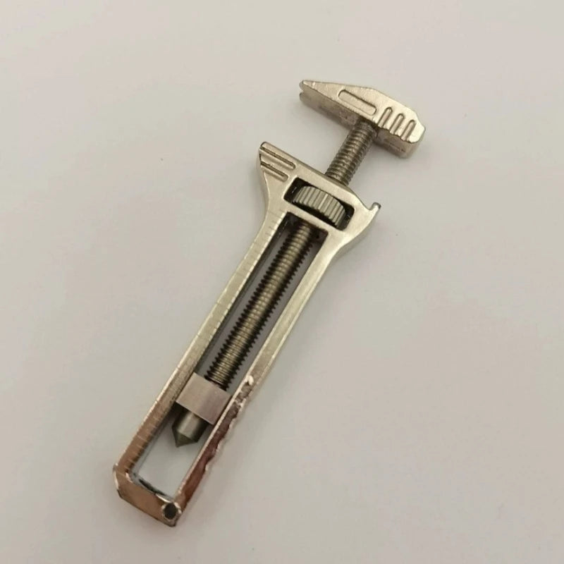 Multifunctional Mini Wrench,Adjustable Small Wrench,Caliper,with Window Breaker, Bottle Opener And Screwdriver Compact Tool