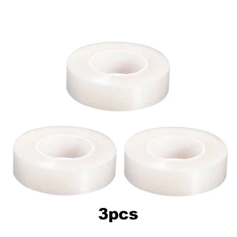 Eyelash Tape Transparent Adhesive Fabric 9m/10 Yard/Roll Adhesive Breathable Micropore Fabric Tape for Eyelash Extension Supply