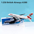 1:250 Model Singapore A380/Emirates Wildlife/Miracle/UAE Museum/Qantas/Aircraft Assembly Plane Airplanes Collection Display