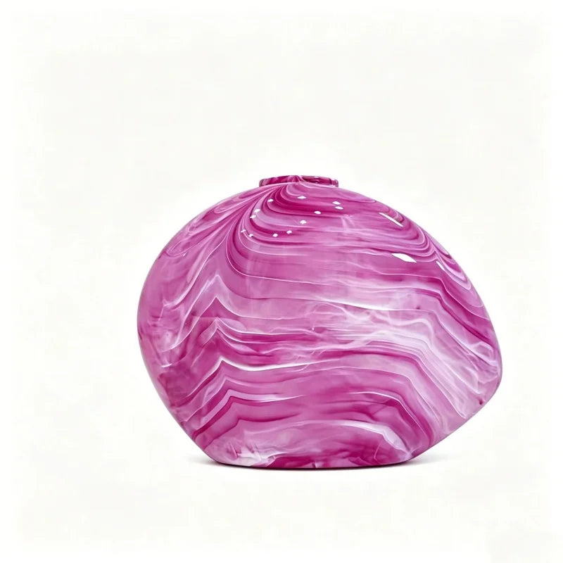 Shell Shape Acrylic Clutch Bag Goose Egg Box Bag Trendy Stone Marble Pattern Mini Handbag And Purse Women's Party Wedding Clutch