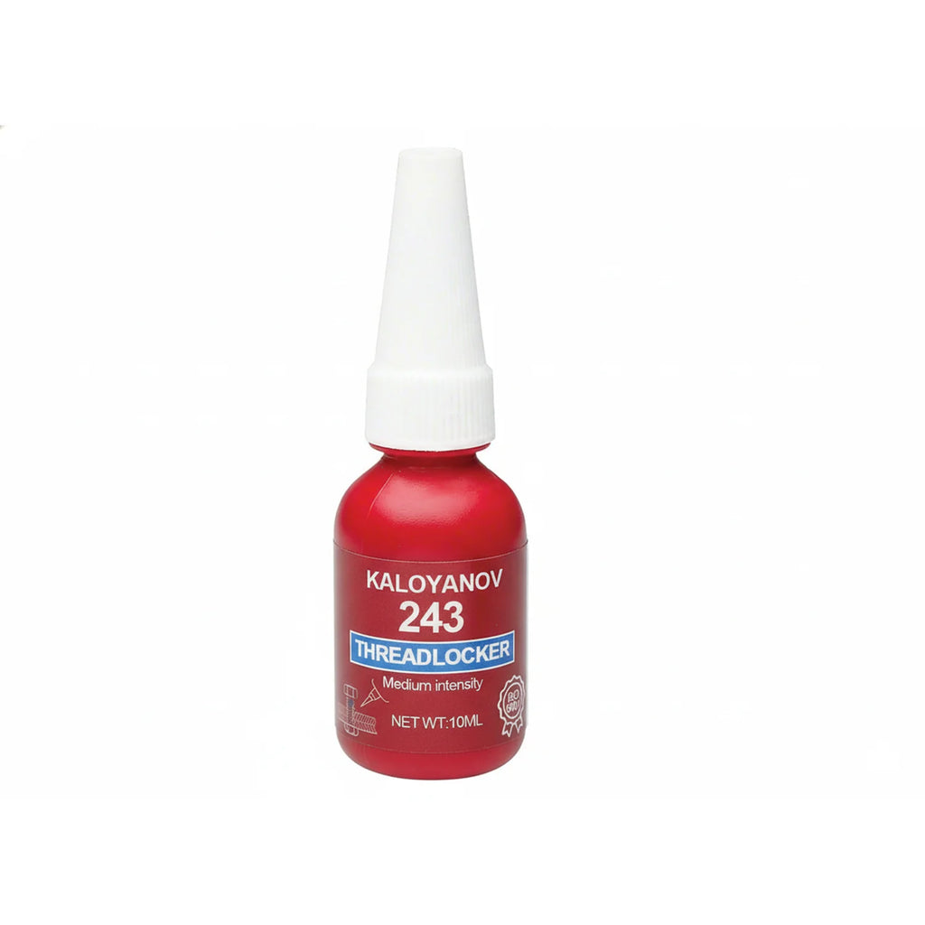 Medium Strength Threadlocker 243 Blue Removable Liquid,Thread Locker Adhesive Sealant to Prevent Loosening & Rust,50/10ml Bottle