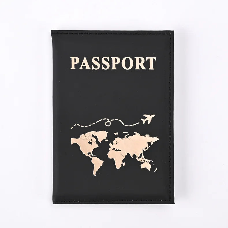 Slim Passport Holder Cove Map PU Passport Holder Travel Essential Cruise Must Have Passport Holders Portable for All Country