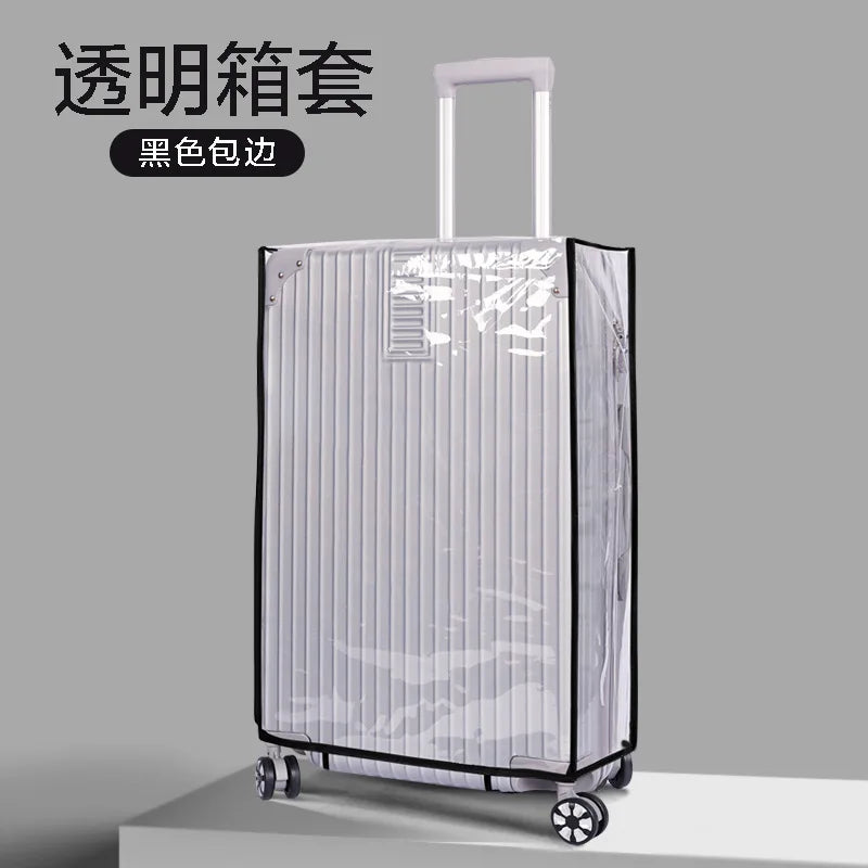Luggage Protective Cover Luggage Cover Travel Trolley Case Transparent Dust Cover Luggage Protective Cover