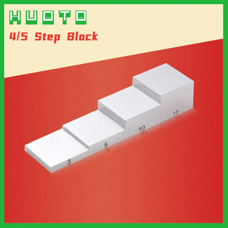 Ultrasonic thickness test blocks thickness of the test piece 4/5 step test blockcalibration block for ultrasonic thickness gauge