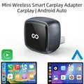 Mini Wireless CarPlay Adapter for Apple iPhone - Upgrade Wired CarPlay to Wireless, One-Tap Multi-User Switch, Plug & Play, Fast