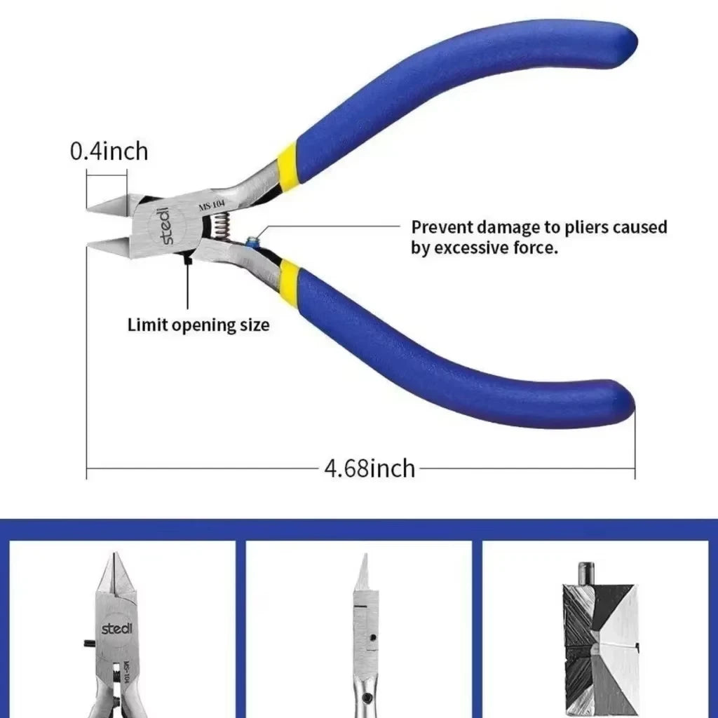 KUAIQU MS-104 Single Edged Model Pliers High Carbon Steel Precision Thin Blade Plier For Toy Assembly Craft DIY Accessories