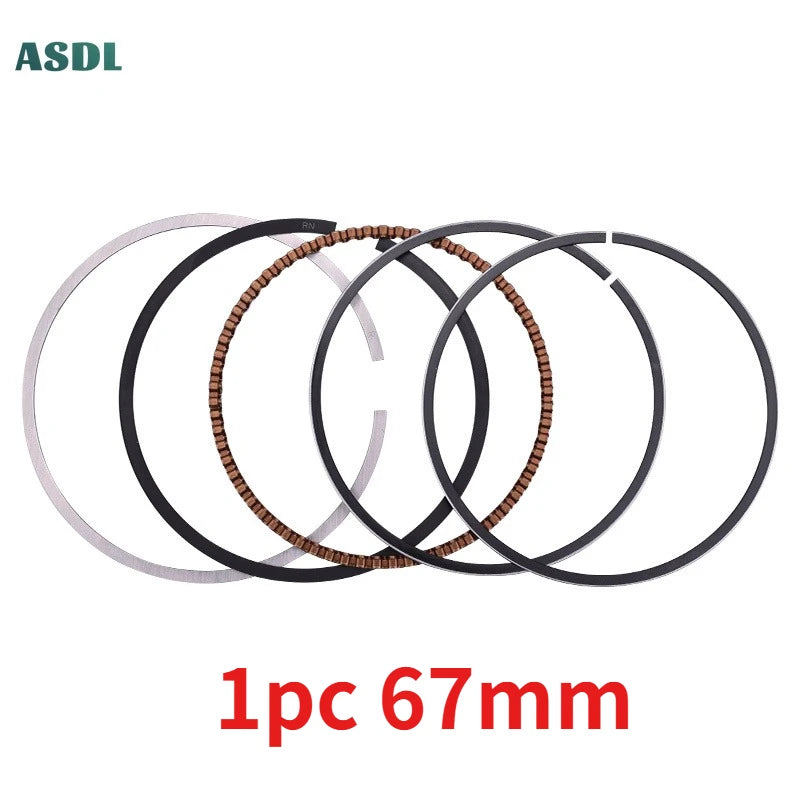1/4pc STD 67mm for Honda CB750 Motorcycle Engine Cylinder Piston Rings CB750 NIGHTHAWK 750 SEVEN FIFTY RED DRIVING SCHOOL 91-08