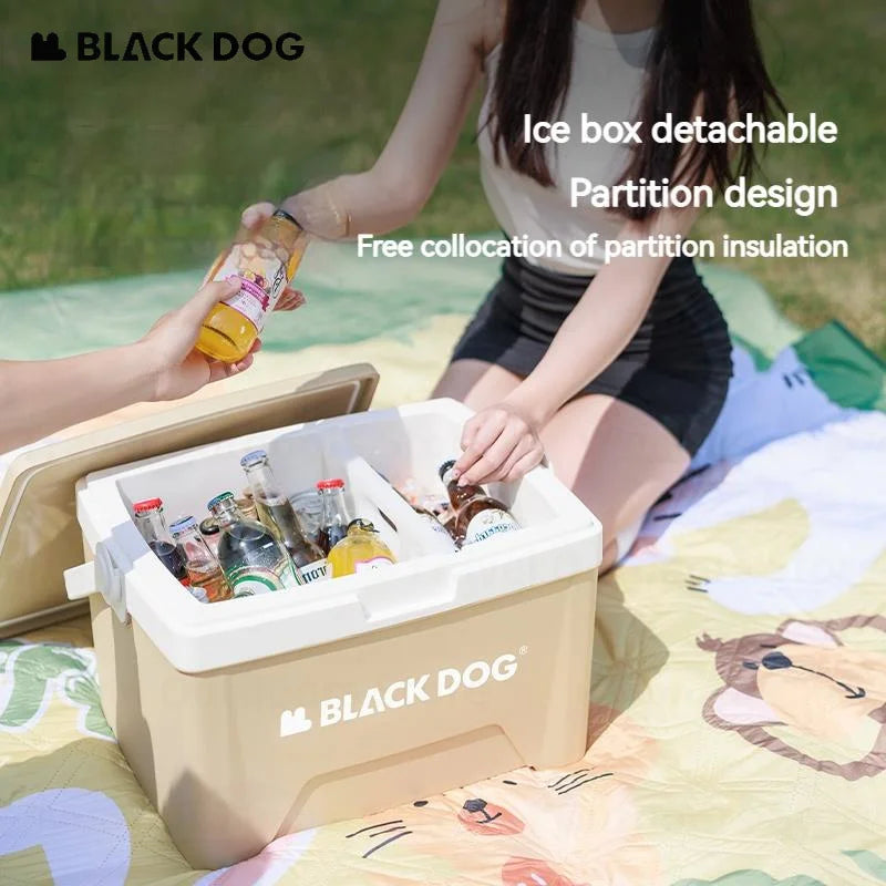 BLACKDOG 13L/25L Mobile Thermal Box Large Capacity Cooler Box PP Material Camping Outdoor Car Ice Picnic Portable Incubator Box