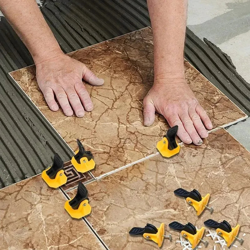 10/50PCS Reusable Tile Leveling System For Floor Tiles Hand Tile Leveling Device Construction Tool Parts Set Hardware Fixed Sets