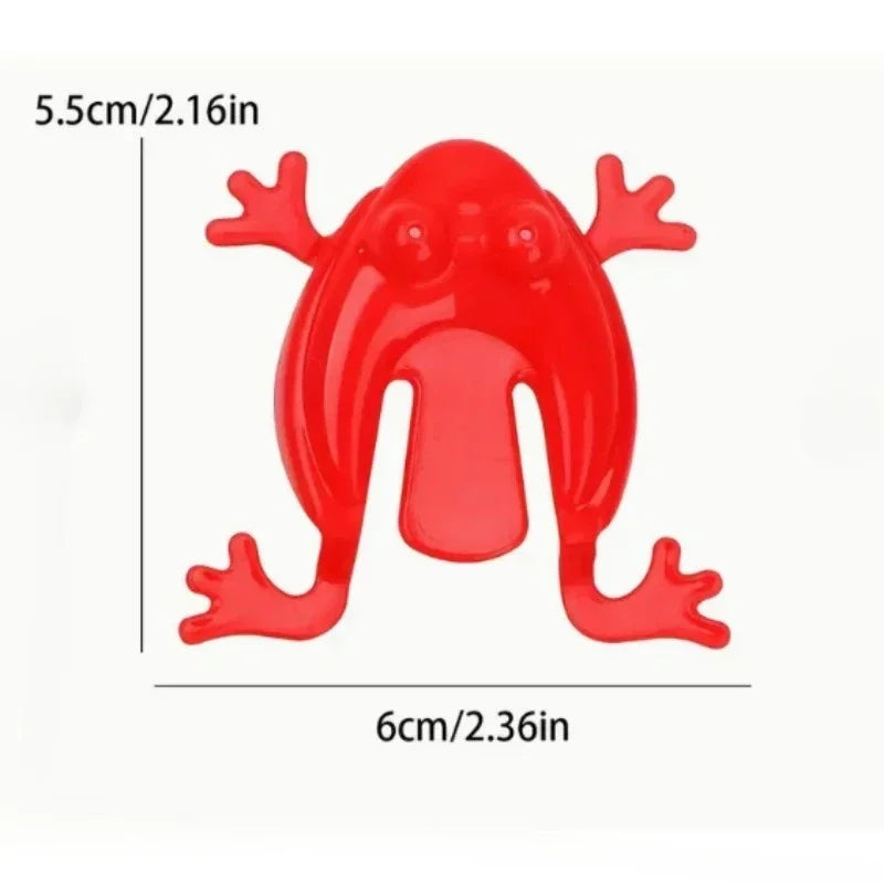 20PCS Press Jumping Frogs - Safe Foam Educational Toy, Fine Motor Skills Training & Multiplayer Race Game for Kids Competitions