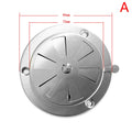 95/125mm Adjustable Air Vent Grille Round Ducting Ventilation Grilles Cover BBQ Grill Smoker Exhaust Vent Stove