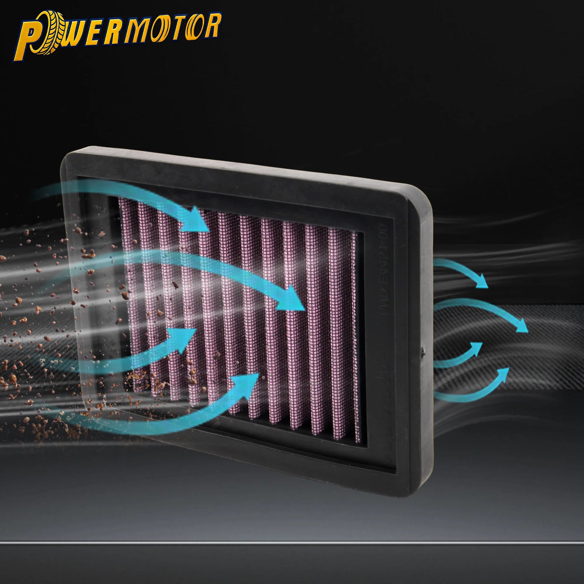 Motorcycle Air Filter Non-Woven Element Intake Filter Replacement For Yamaha YZF-R3 YZF-R25 MT-03 T-MAX500 XP500 T-MAX530 XP530