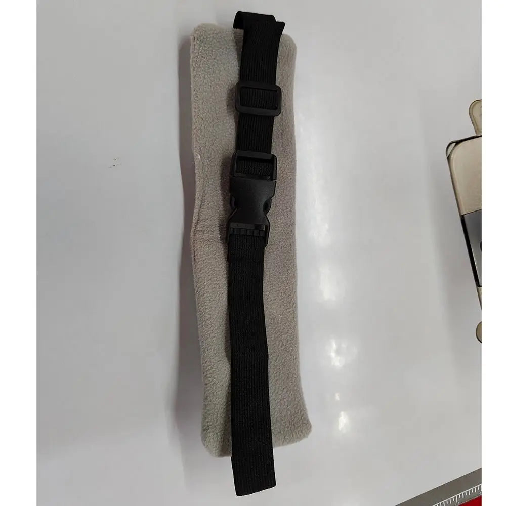Adjustable Buckles Airplane Travel Pillow Comfortable Upright Sleeping Head Support Strap Soft Portable Neck Support Band Office