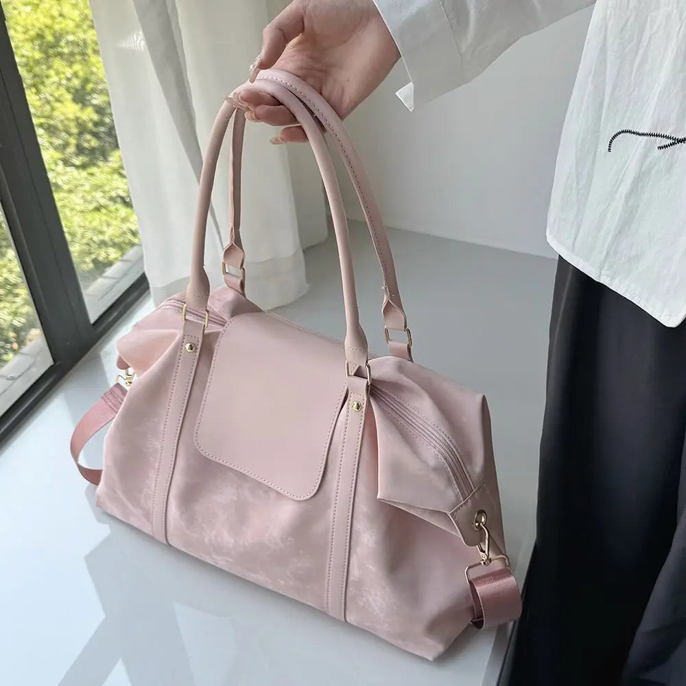 Large Capacity Travel Bag Short Distance Carrying Luggage Bag Fitness Bag Outdoor Travel Crossbody Bag Fashionable Storage Bag