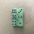 6pcs/lot 14mm Luminous Dice 6 Sided Glowing in The Dark Digital Dice for Night Bar Pub KTV Entertainment Board Game Table Game