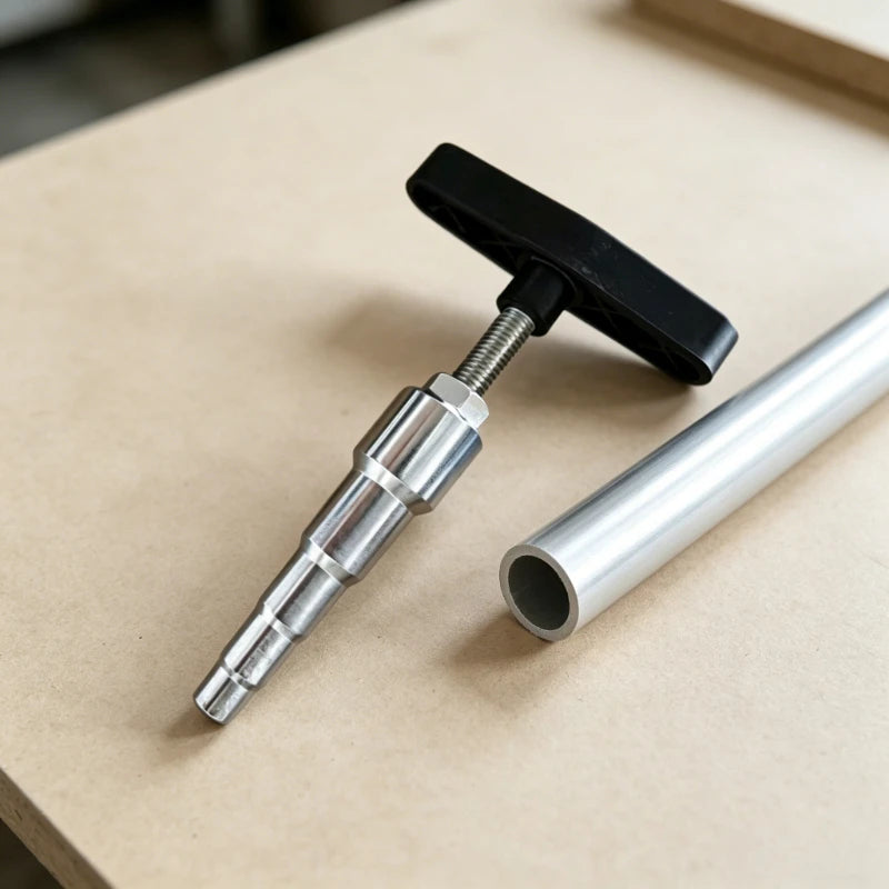 Manual Pipe Expander, T-Handle 12-32mm Pipe Rounder Tool for PVC, Aluminum Plastic Pipe, Plumbing and Household Appliance Repair