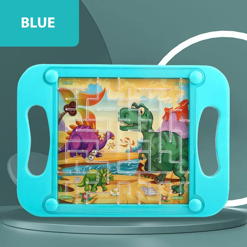 3D Maze Ball for Kids - Hand-eye Balance Gravity Memory Sequential Puzzle Montessori Educational Toy Ideal Children's Gift