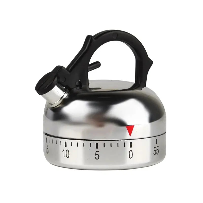 60 Minute Kitchen Timer Alarm Clock Mechanical Teapot Timer Tool Cooking Baking Auxiliary Kitchen Tools Timer Kitchen Supply