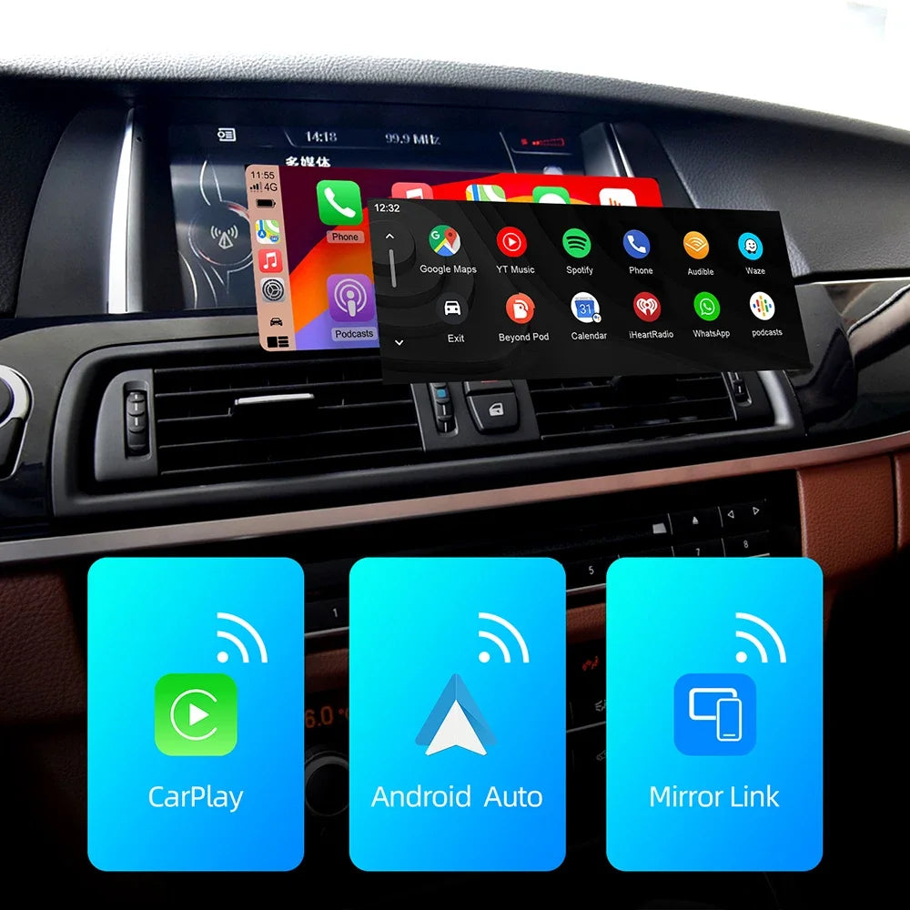 Wireless CarPlay Android Auto for BMW X6 E71 X5 E70 F15 EVO BNT CIC System with AirPlay Functions Support Reversing camera