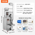 SucceBuy 1-100g Automatic Particle Packaging Machine Pouch Powder Sachet Weighting Filling Packing Machine Tea Seeds Beans Rice