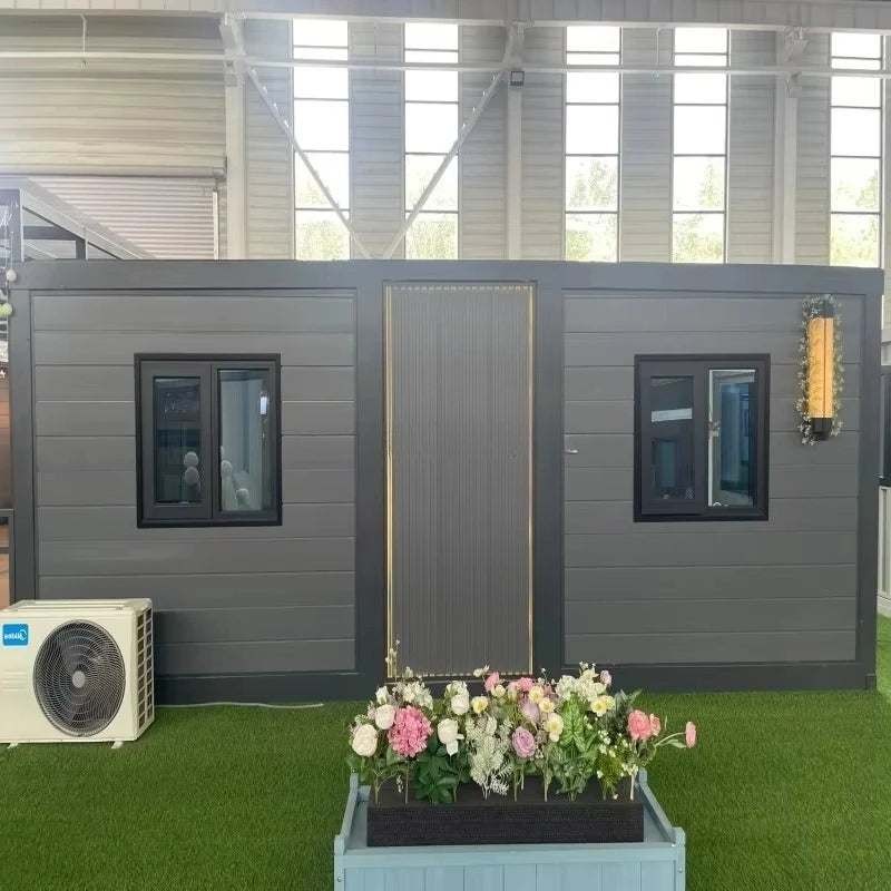 Modern Luxury 40ft Portable Home Double-Wing Expansion Foldable Bedroom 20ft Mobile Room From Expandable Container House