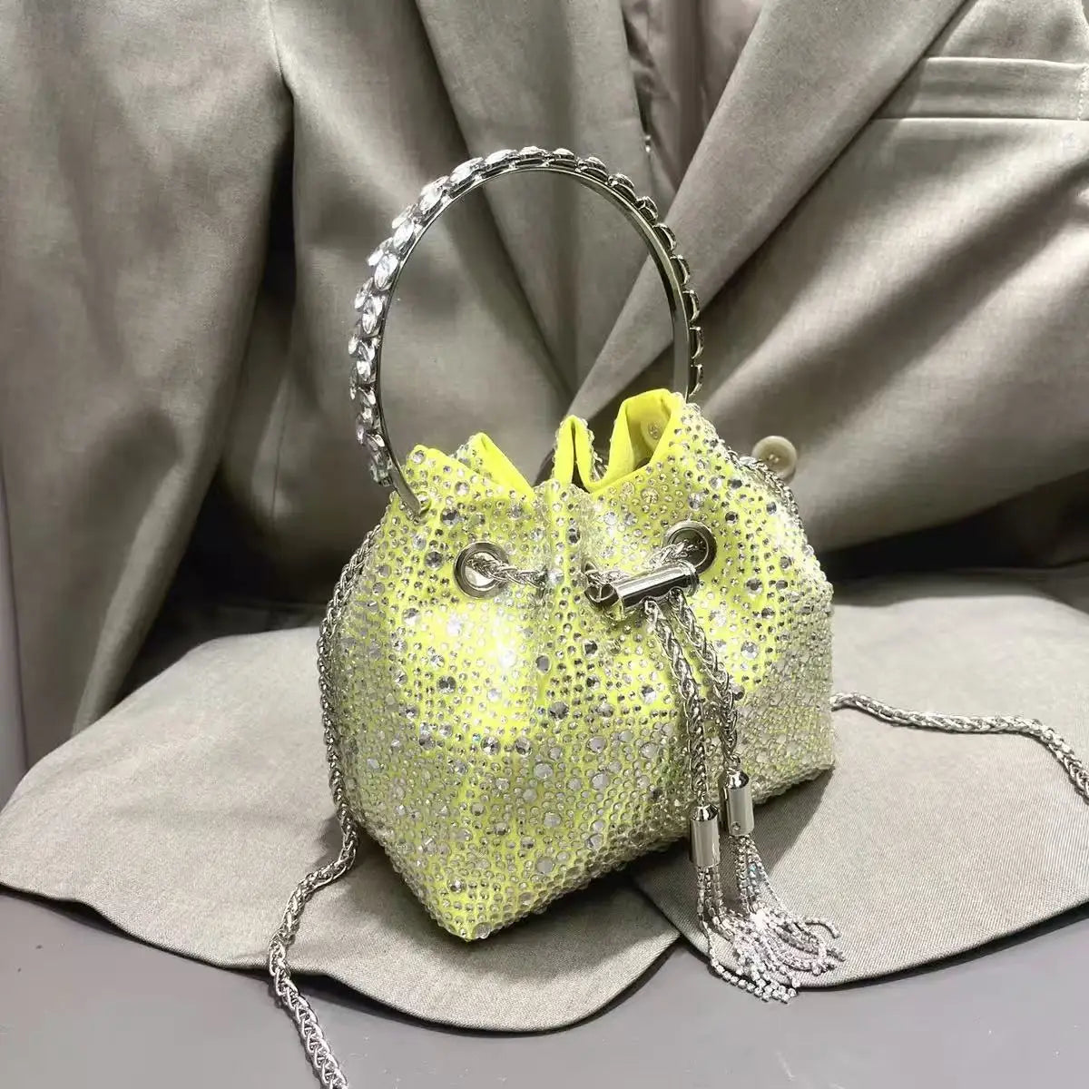 Luxury Designer Women Handbag Glitter Shiny Diamond Clutch Purse Wedding Party Banquet Bag Crystal Rhinestones Evening Bag