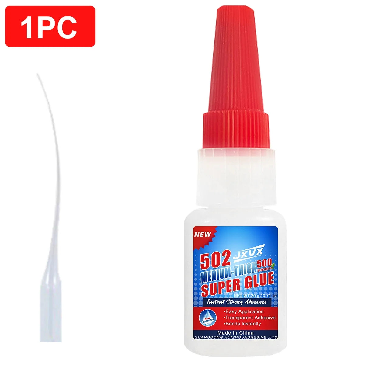 20g Best Seller 50g Optional 502 Super Glue Strong Instant Adhesive for Metal Plastic Wood Craft Cyanoacrylate 3-10s Curing