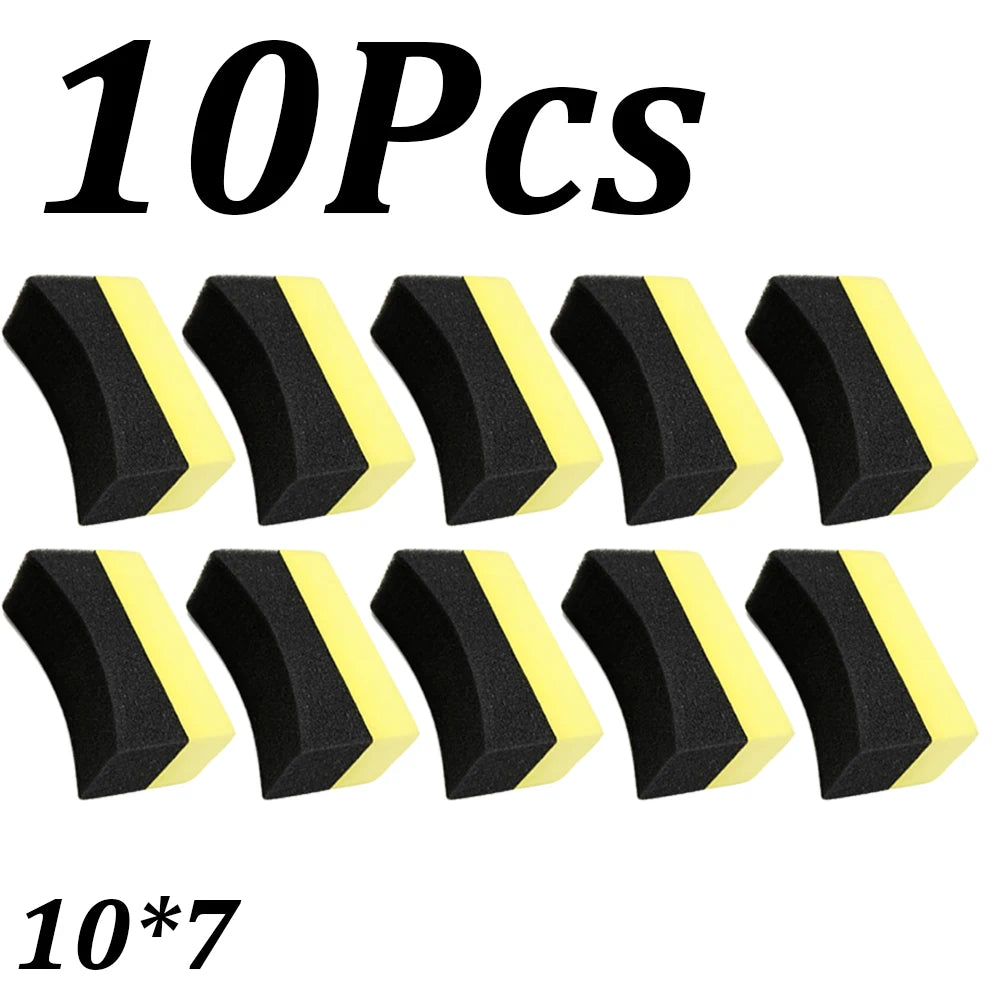 1-30Pcs Car Wheel Polishing Waxing Sponge Brush Tire Cleaning Wiper Sponge Pad Car Wash Wiper Cleaning Tool Car Wash Accessories