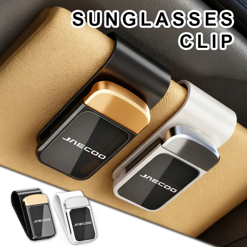 For JAECOO Car Sunglasses Clip Card Ticket Holder Stand Fastener Eyeglasses Accessories J7 PHEV J8 Omoda C9 2WD
