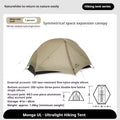 Naturehike Mongar UL Hiking Tent 1 2 Person 15D Nylon Ultralight Waterproof Double Layer Outdoor Backpacking Travel Camping Tent
