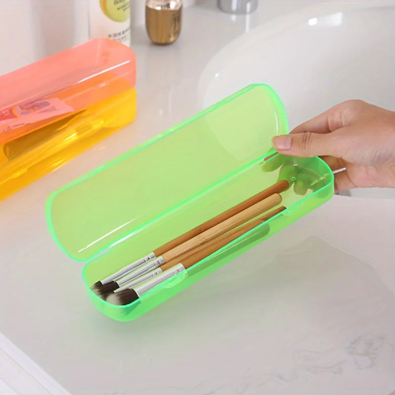 1PC Toothbrush Box, Home Travel, Portable Toilet Toothbrush Cover