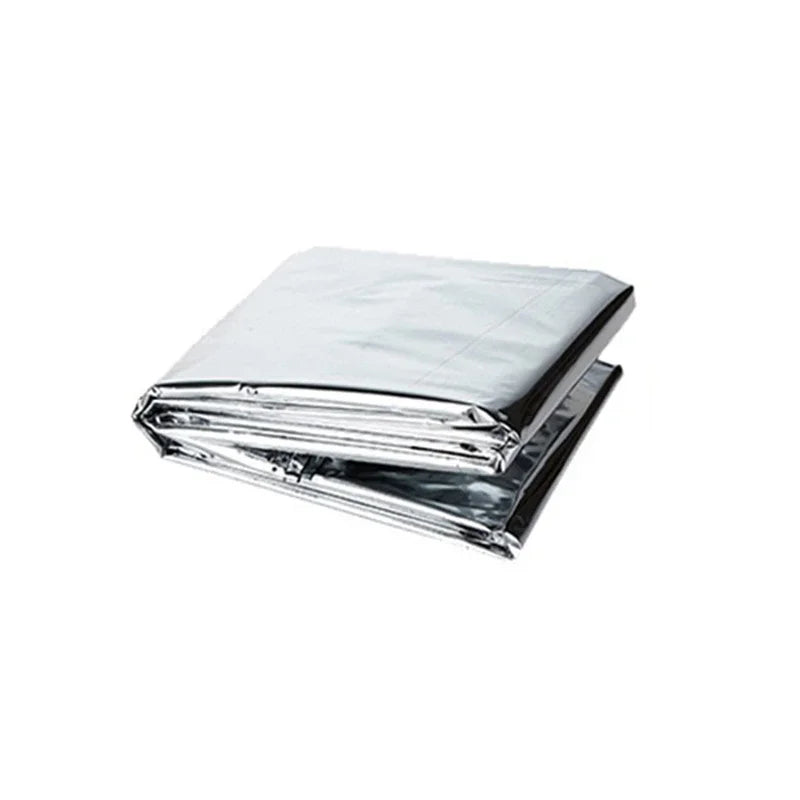 Outdoor Low Temperature Rescue First Aid Kit Insulation Blanket Campsite Keeping Foil Polyester Film Lifesaving Warm Insulation