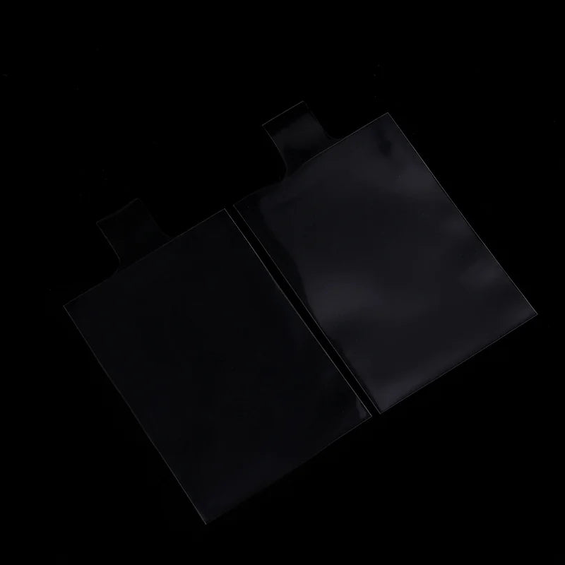 100Pcs Pull Tab Sleeves For Card Savers Semi-rigid Game Card Holders With Ears More Convenient Card Pickup Pull pull film