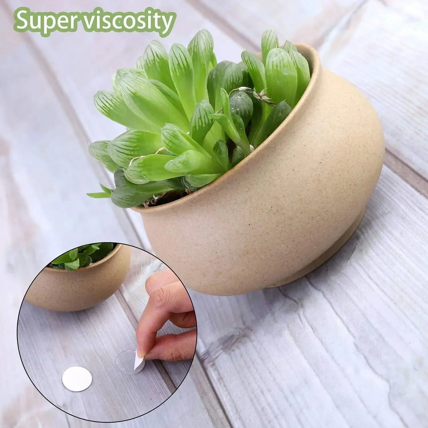 Acrylic Double-sided Adhesive Round Tape Strong Dot Sticker Transparent No Trace Waterproof Photo Wall Decorative Round Sticker
