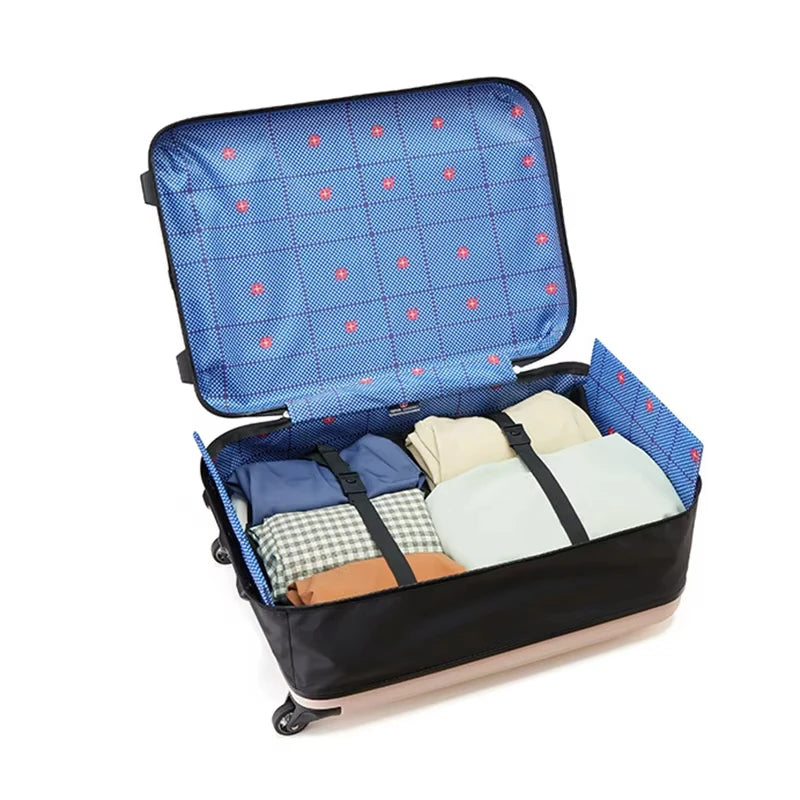 New Arrival Folding Trolley Bag 20 "24" Luggage Case for Business Travel Lightweight Foldable School Suitcase Fashion Trunk Gift