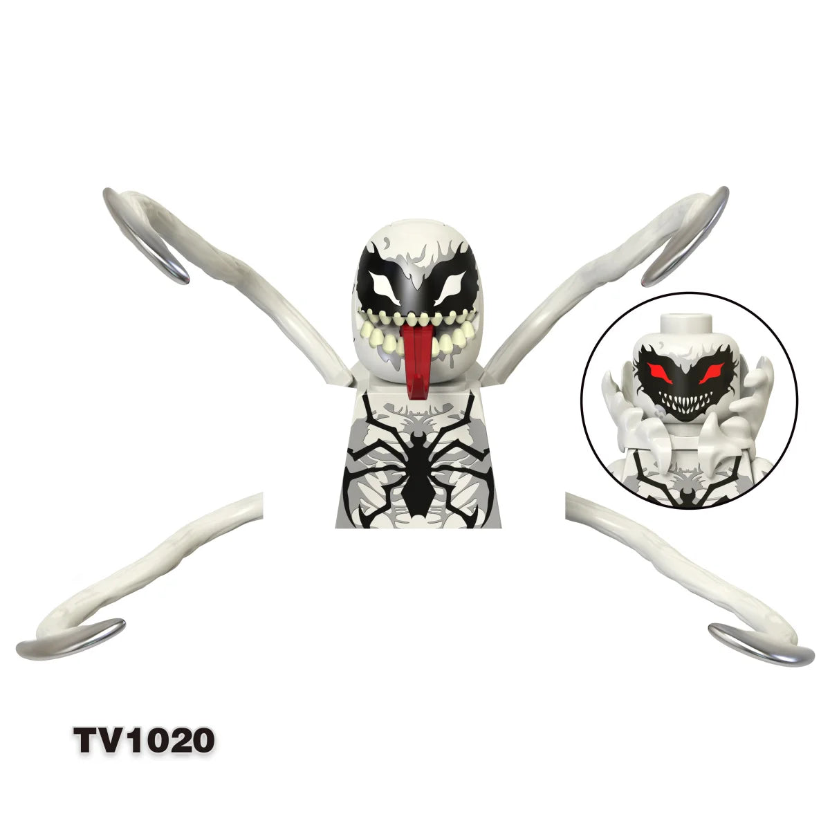 Blind Box Mini Building Blocks TV6203 Figures Big Goblin Spiderman Iron Man Venom Captain Hawk Deadpool Armor Christmas Gift Toy