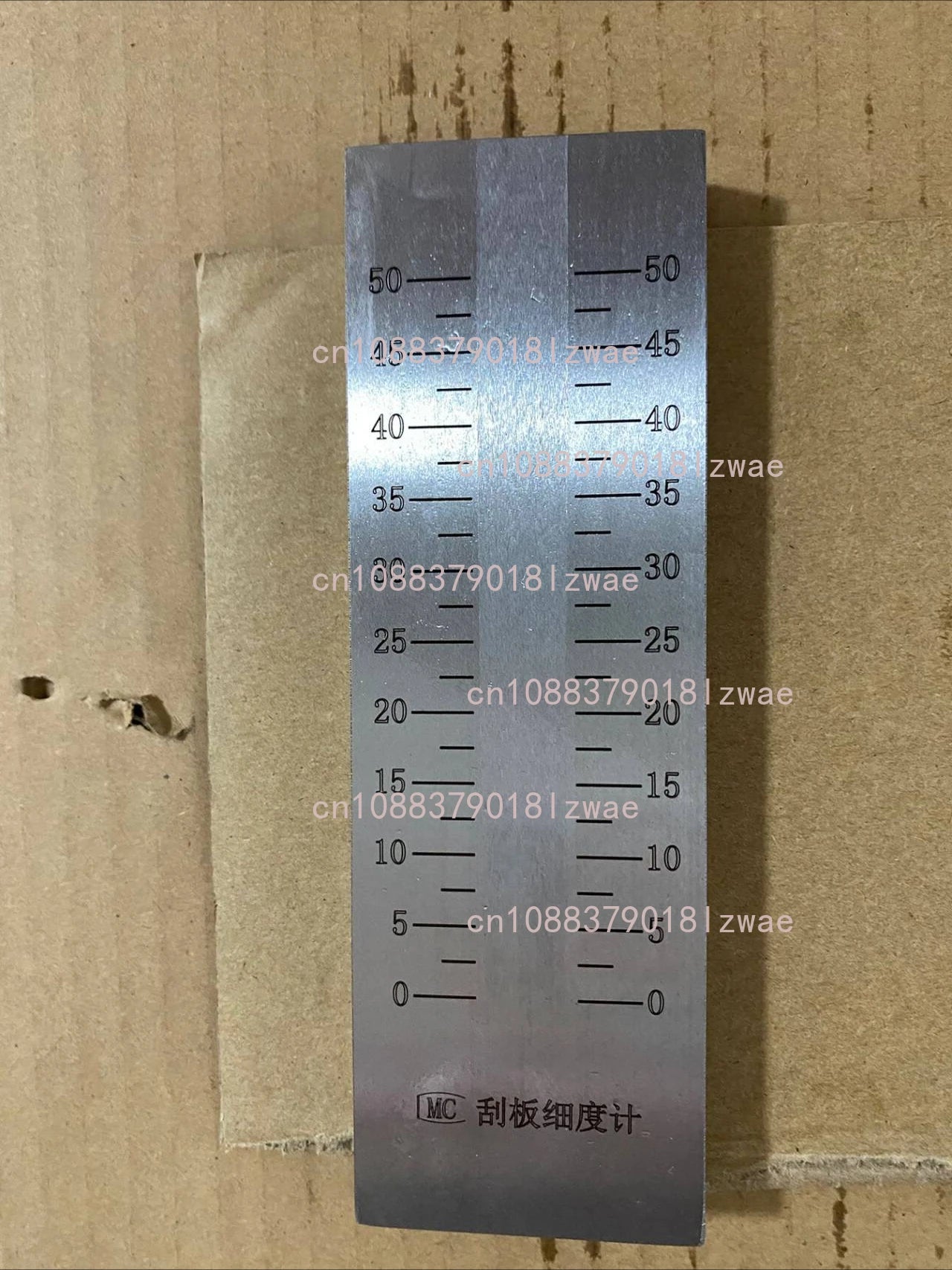 QXD Single Groove Fineness Gauge Grindometer Fineness Meter 0-25 0-50 0-100 0-150 1pc