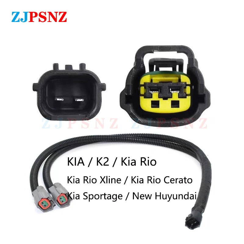 Car Snail Horn 1-in-2-out Non-Destructive Plug Wiring Harness Horn Plug Speaker Adapter Pigtail Socket 2Special Line Beam Horn