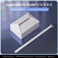LUCKEASY for Tesla Model Y 3 X S Seat Back Hanging Silicone Car Tissue Box Tissue Holder Box With Fix Strap Auto Accessories