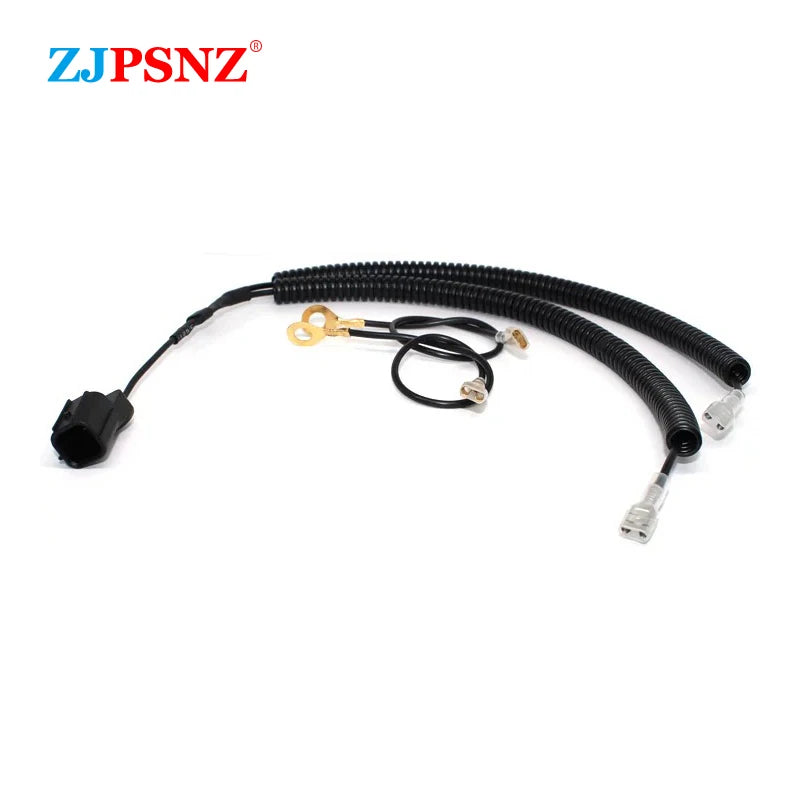  Snail Horn Male Socket Conversion Plug 4Wire Dedicated Horn Refit Double Horn 1-to-2 Wiring Harness for Single to Dual Horn