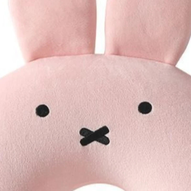 Kawaii New memory foam neck brace slow rebound U-shaped pillow travel Portable by plane high speed rail sleep Good looks Miffy