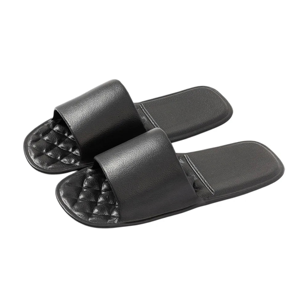 EVA Portable Folding Slippers Anti-Slip Odor-resistant Foldable Travel Slippers Soft Soles with Cushioned Sole