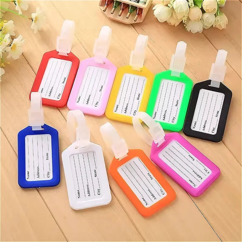 5/15/25PCS Luggage Tag Travel Tour Group Bag Luggage Tag  Airplane Boarding Labels Travel Accessories
