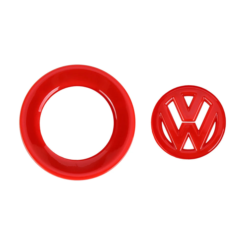 ABS Car Steering Wheel Emblem Badge Sticker for Volkswagen Polo Sharan Golf Scirocco Touran Touareg Tcross Tiguan B6 Accessories