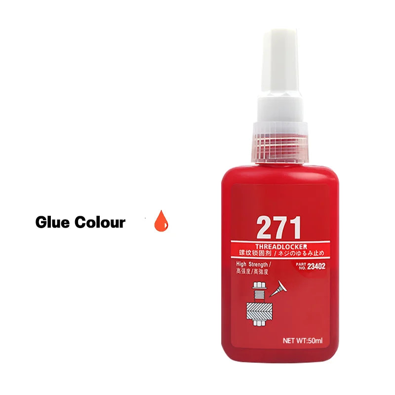 Threadlocker Quick Drying Screw Locking Agent High Strength Screw Locking Adhesive Anaerobic Glues Anti Loose Screw Glue