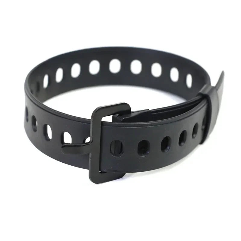 Durable Rubber Cargo Tie Down Travel Tied Belt Luggage Lash Belt Strap Camping Hiking Cargo Storage Belt Buckle Camping Gear