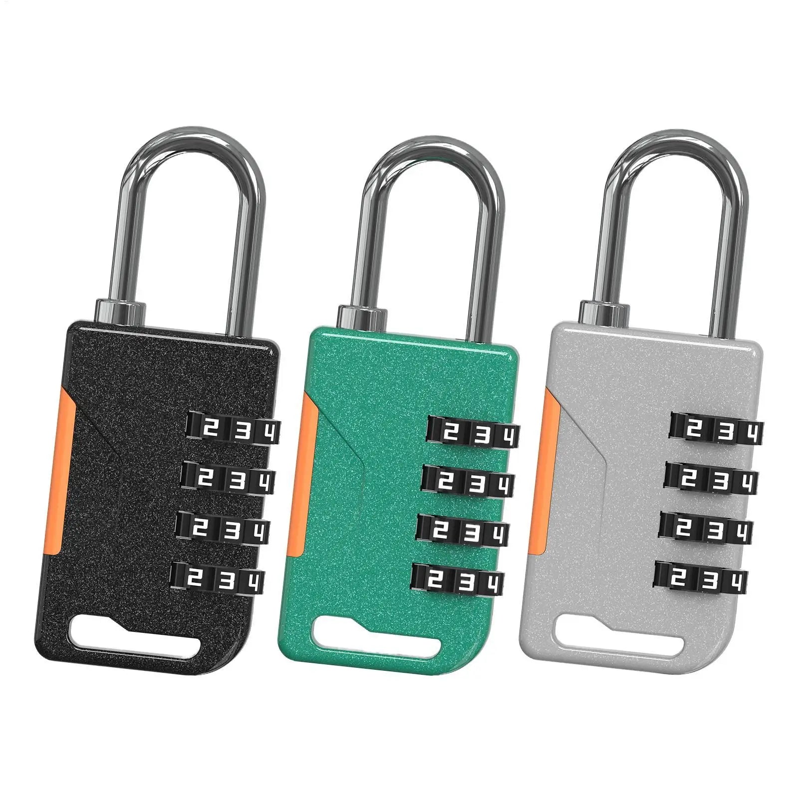 4 Digit Heavy Duty Combination Padlock Zinc Alloy Waterproof Security Lock for Luggage Suitcase Locker Gym Backpack Travel