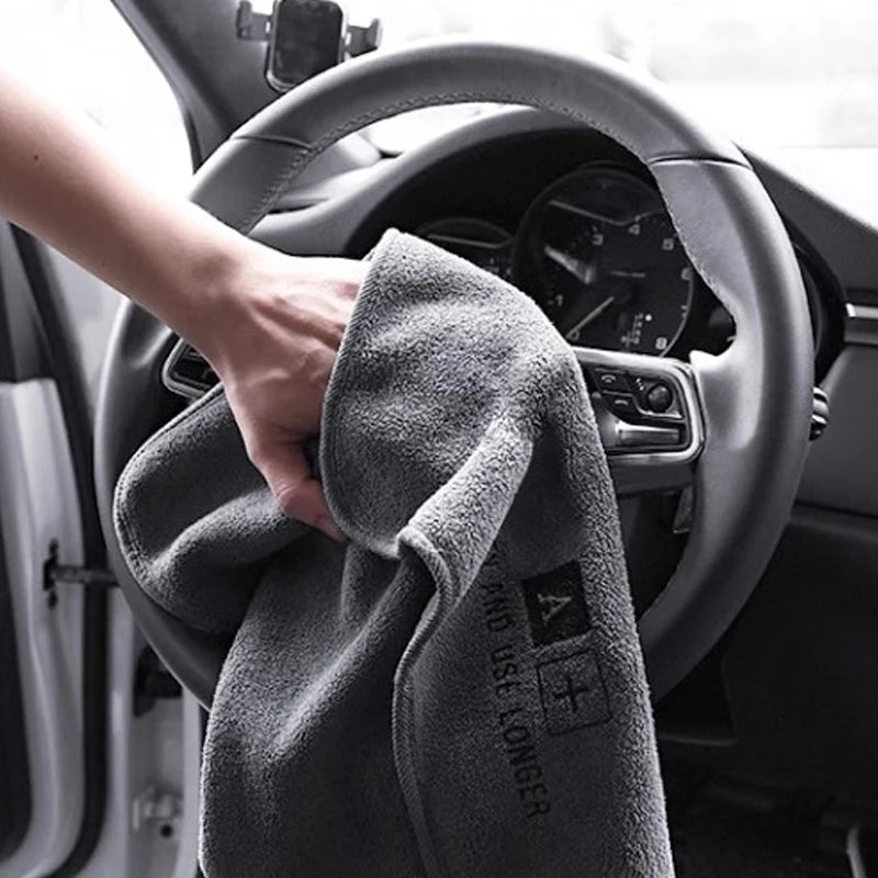 1/3/5PC High-end Microfiber Car Washing Towel Auto Cleaning  Hemming Car Care Detailing Cloth Water Absorption Car Rag