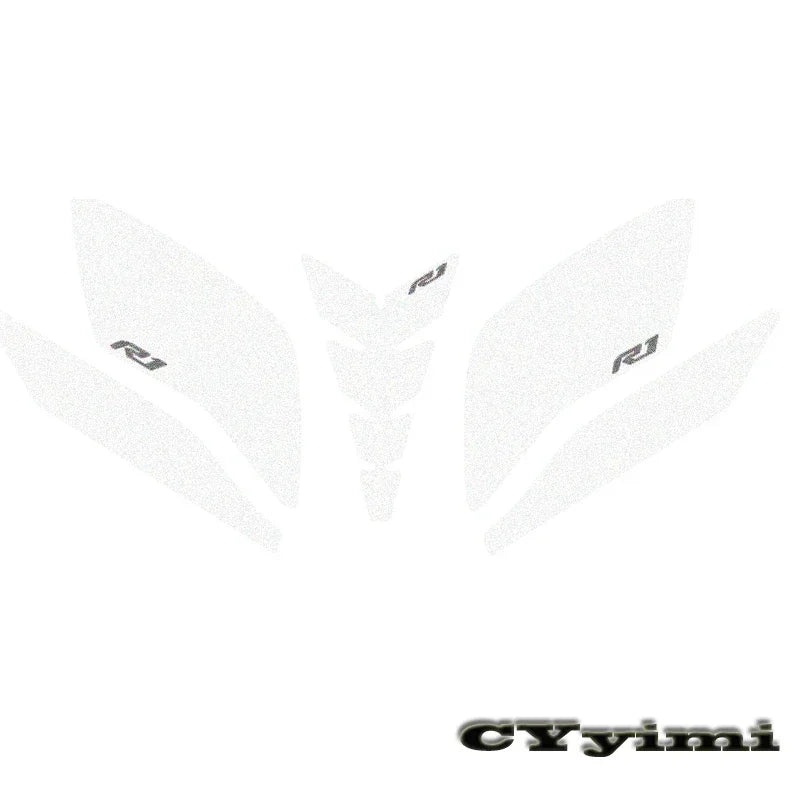 For YZF R1 R1M YZFR1 2015 - 2021 Motorcycle Accessories Side Fuel Tank Pads Protective Stickers Knee Grip Traction Pad